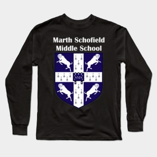 Martha Schofield Middle School Logo Long Sleeve T-Shirt